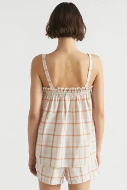 Seed Heritage Sleepwear-Cotton Frill Cami