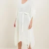 Woman Seed Heritage Scarves & Kaftans-Cotton Longline Kaftan
