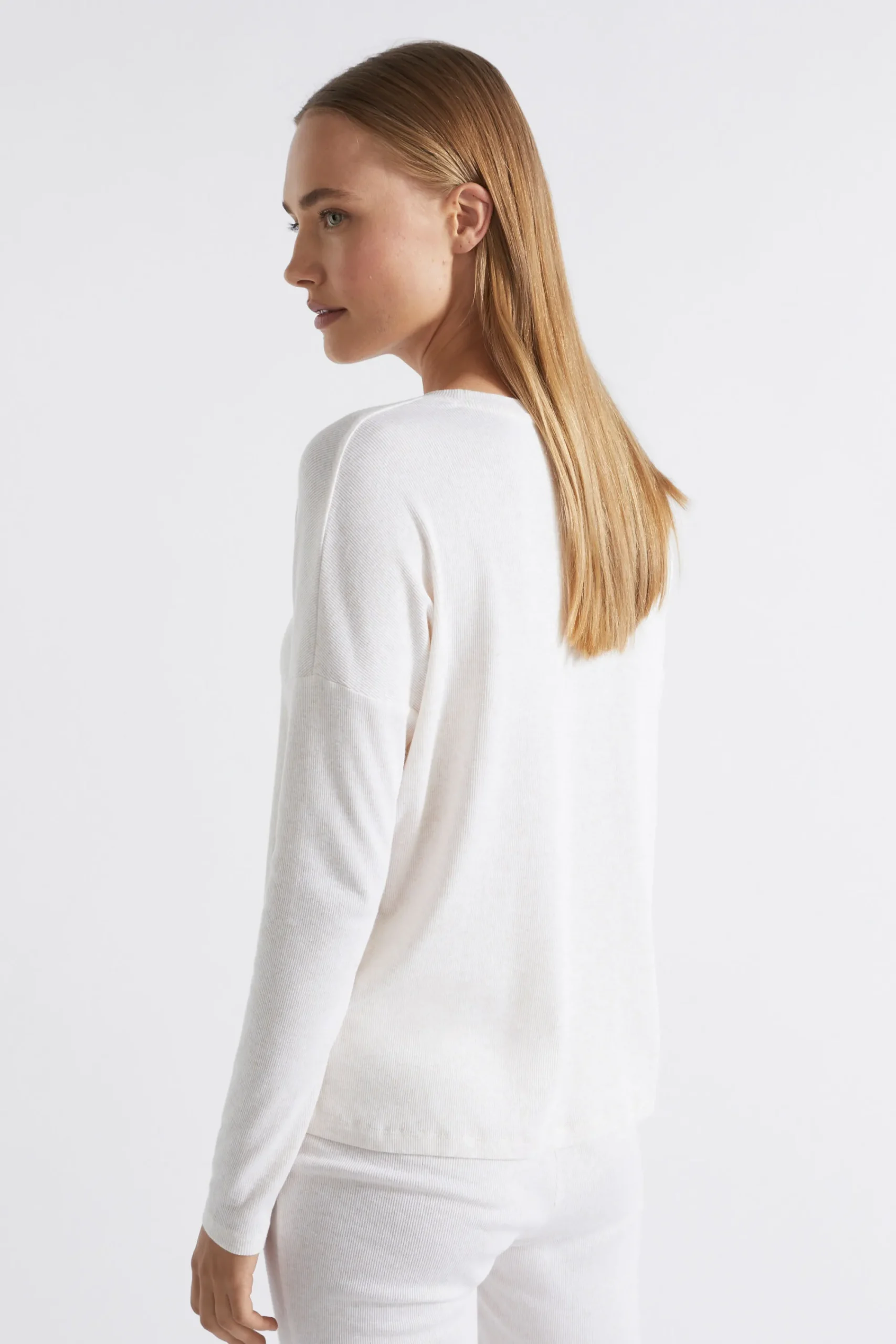 Seed Heritage Sleepwear-Cotton Rib Sleep Top