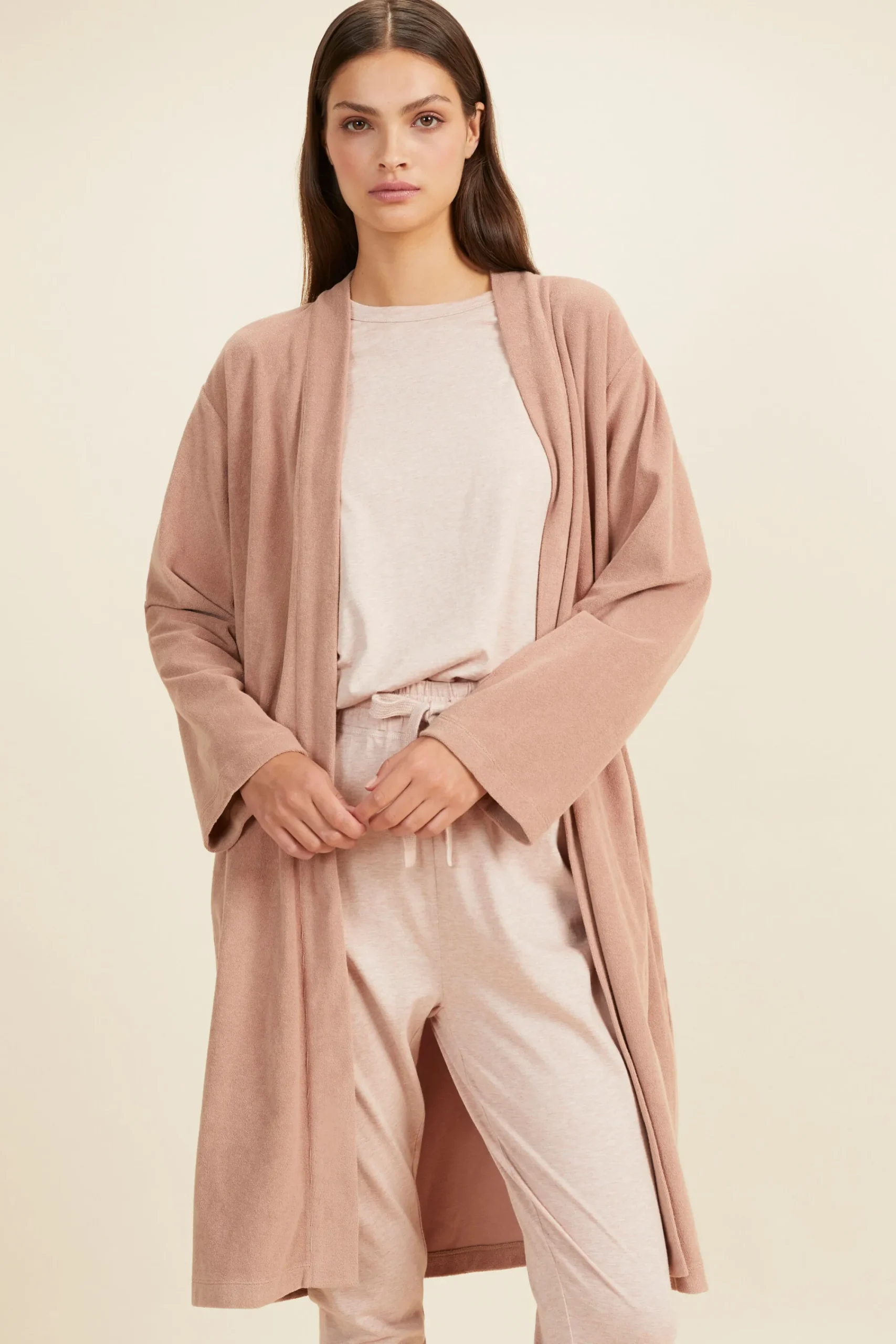 Seed Heritage Sleepwear-Cotton Terry Robe