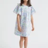 Girl Seed Heritage Dresses-Cutwork Floral Dress