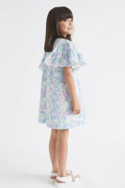 Girl Seed Heritage Dresses-Cutwork Floral Dress
