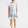 Girl Seed Heritage Skirts-Cutwork Floral Skirt