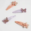 Girl Seed Heritage Hair Accessories-Daisy And Butterfly Snap Pack