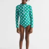 Girl Seed Heritage Swimwear-Daisy Check Rashsuit
