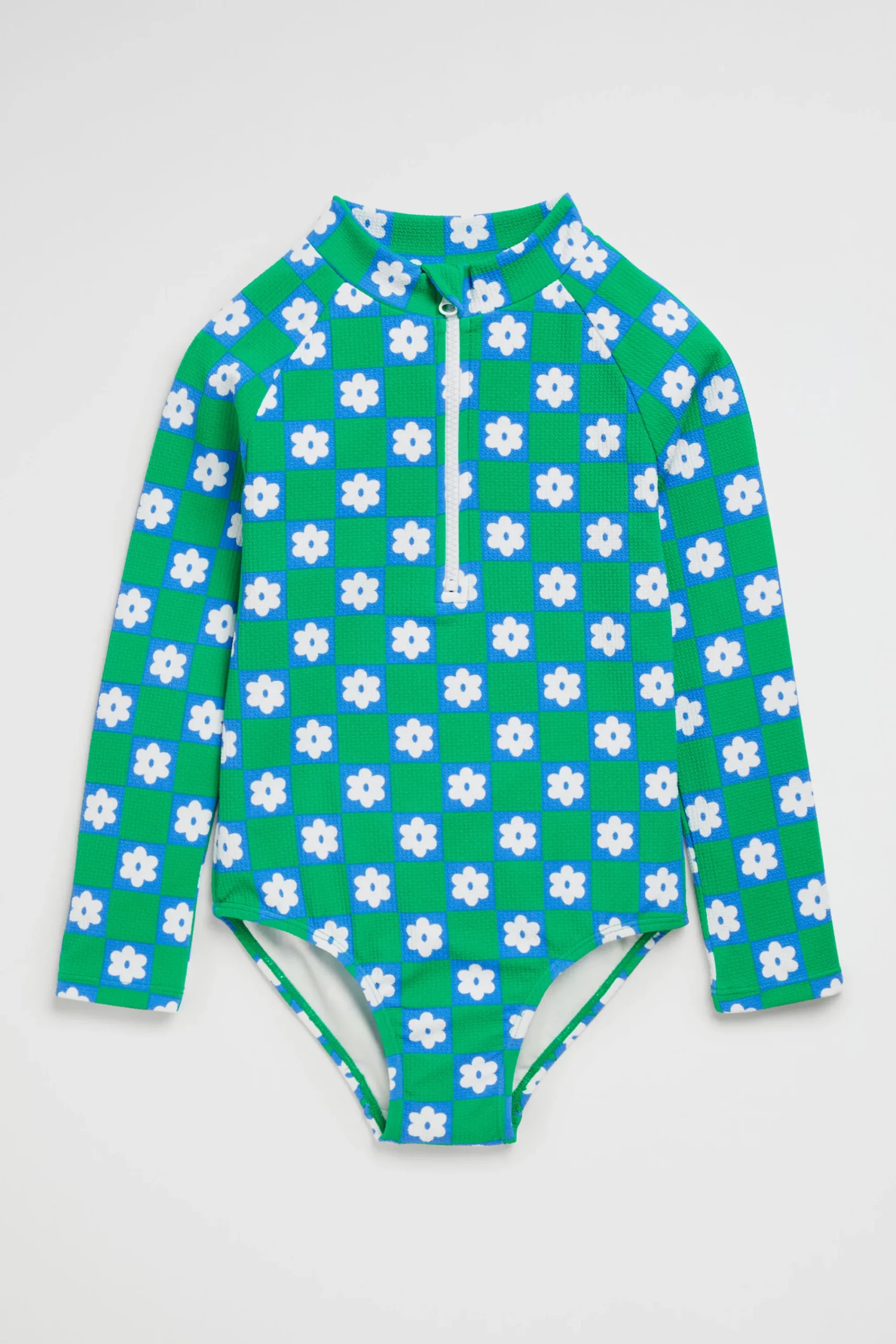 Girl Seed Heritage Swimwear-Daisy Check Rashsuit