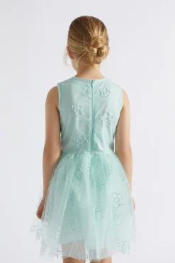 Girl Seed Heritage Dresses-Daisy Embroidered Dress