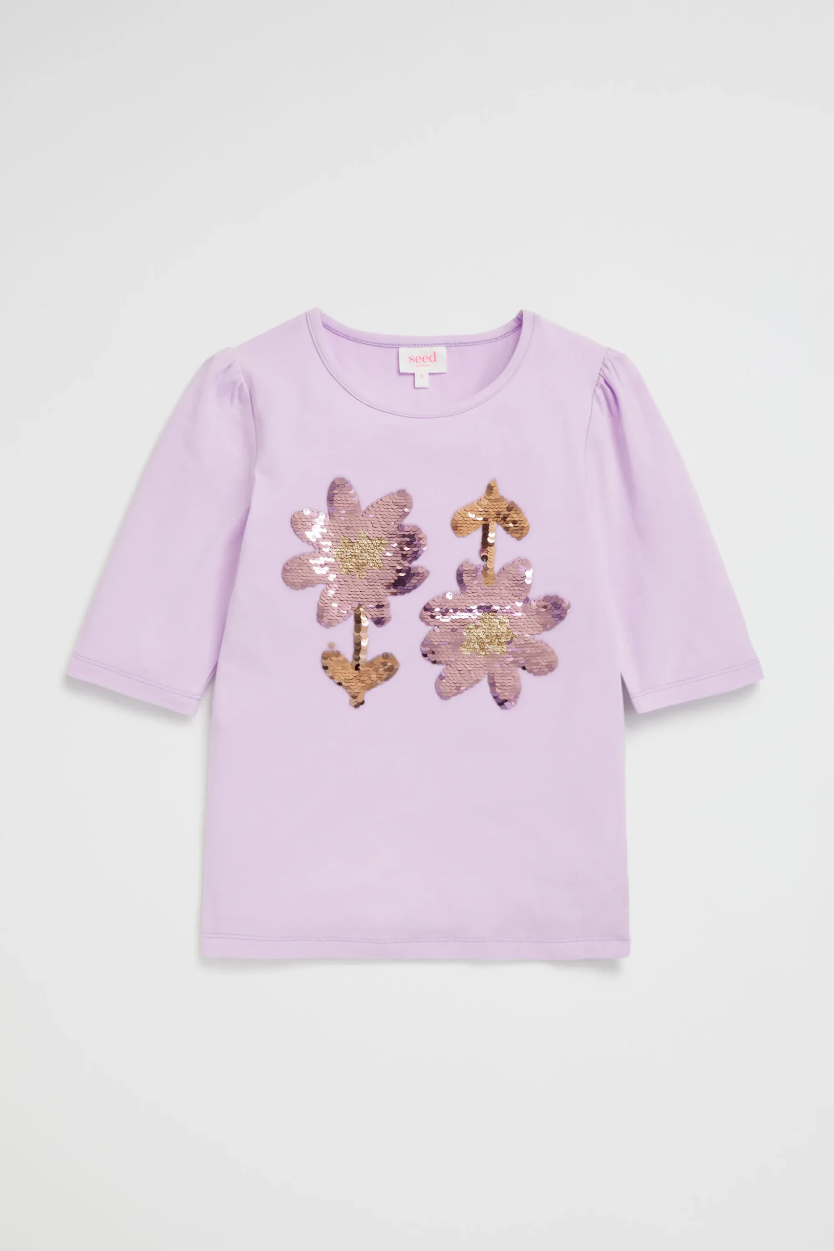 Girl Seed Heritage T-Shirts & Tops-Daisy Motif Tee