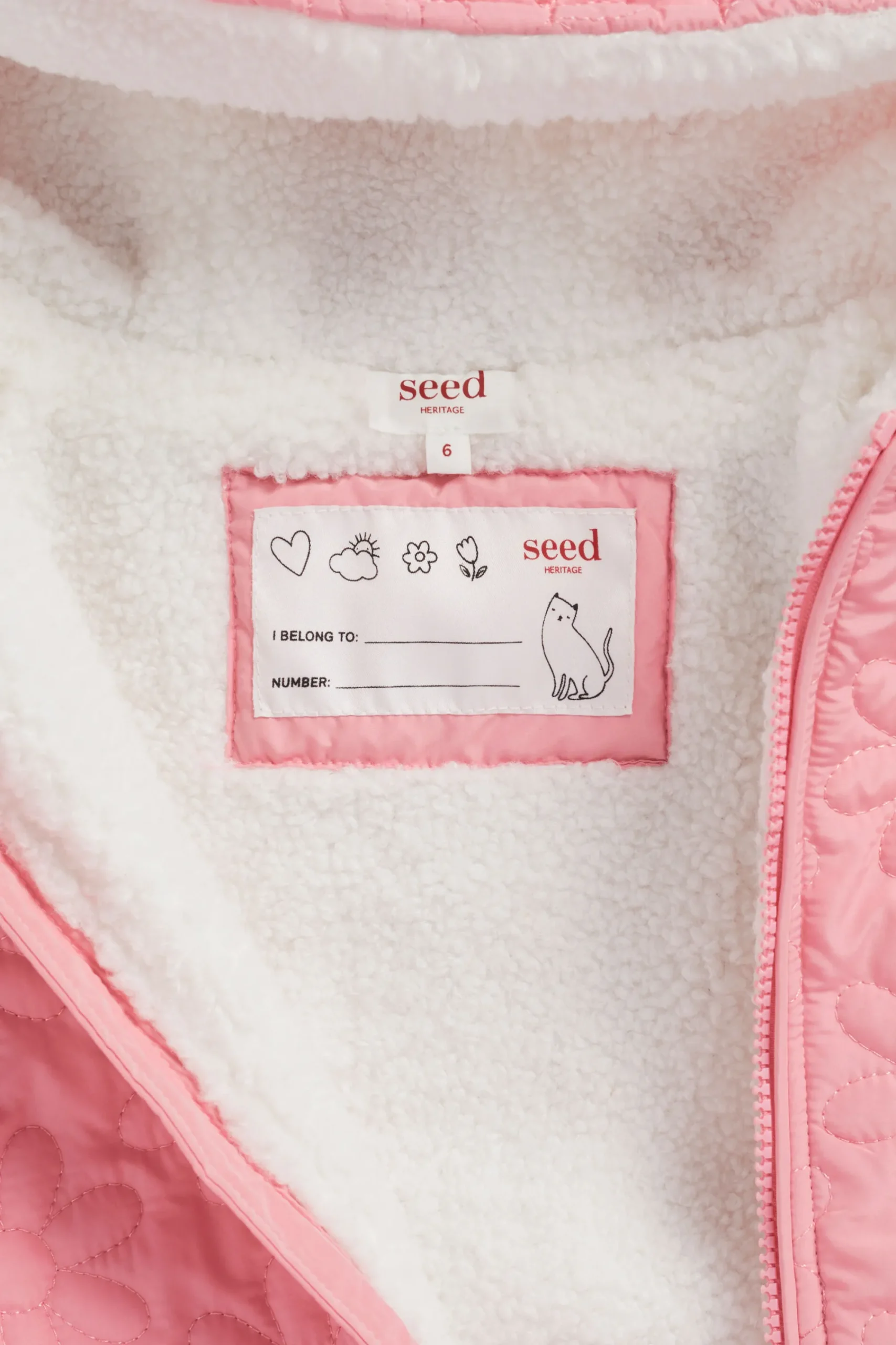 Girl Seed Heritage Jackets & Vests-Daisy Quilted Anorak