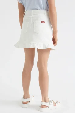 Girl Seed Heritage Skirts-Denim Frill Skirt