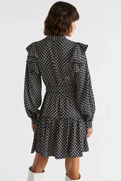 Woman Seed Heritage Dresses-Diamond Geo Mini Dress