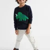 Boy Seed Heritage Knitwear & Sweaters-Dino Crew Knit