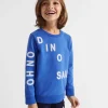 Boy Seed Heritage Knitwear & Sweaters-Dino Slogan Sweat