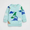 Baby Boy Seed Heritage Knitwear & Sweaters-Dino Sweat