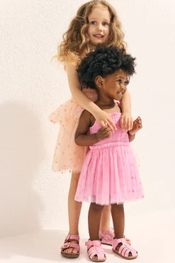 Girl Seed Heritage Dresses-Embroidered Dress