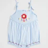 Baby Girl Seed Heritage Playsuits & Overalls-Embroidered Romper