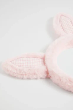 Girl Seed Heritage Hair Accessories-Faux Fur Bunny Headband