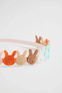 Girl Seed Heritage Hair Accessories-Felt Bunny Headband