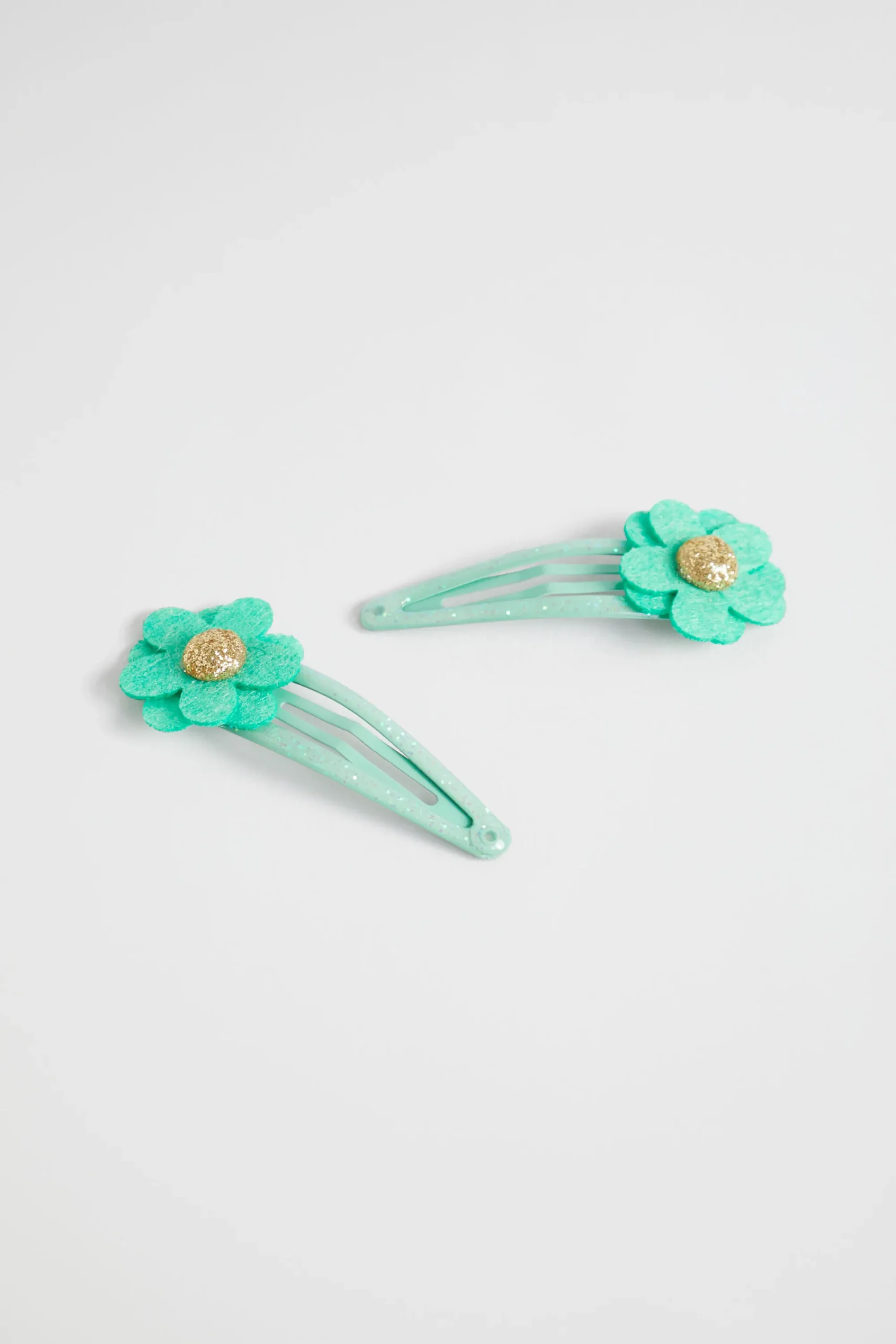 Girl Seed Heritage Hair Accessories-Felt Daisy Snaps