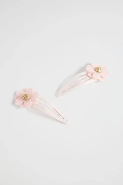 Girl Seed Heritage Hair Accessories-Felt Daisy Snaps