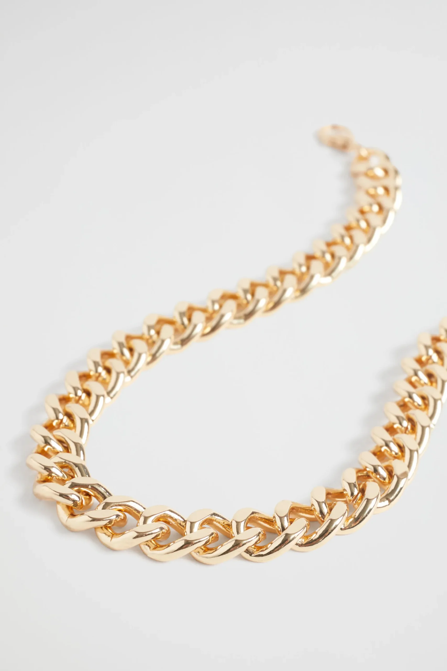 Woman Seed Heritage Jewellery-Flat Curb Chain Necklace