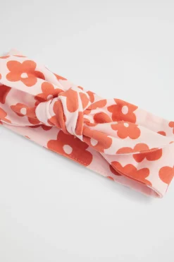 Girl Seed Heritage Hair Accessories-Flower Fabric Tie Headband