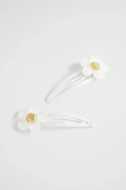Girl Seed Heritage Hair Accessories-Flower Snaps