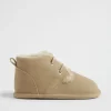 Newborn Seed Heritage Booties-Fur Lined Bootie