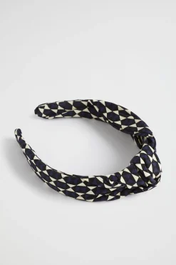 Woman Seed Heritage Hair Accessories-Geo Knot Headband