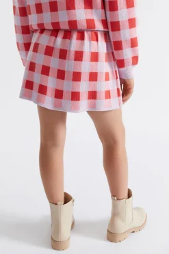 Girl Seed Heritage Skirts-Gingham Skirt