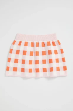 Girl Seed Heritage Skirts-Gingham Skirt