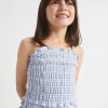Girl Seed Heritage T-Shirts & Tops-Gingham Top