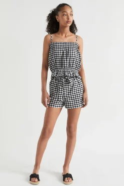 Teen Girl Seed Heritage T-Shirts & Tops-Gingham Top