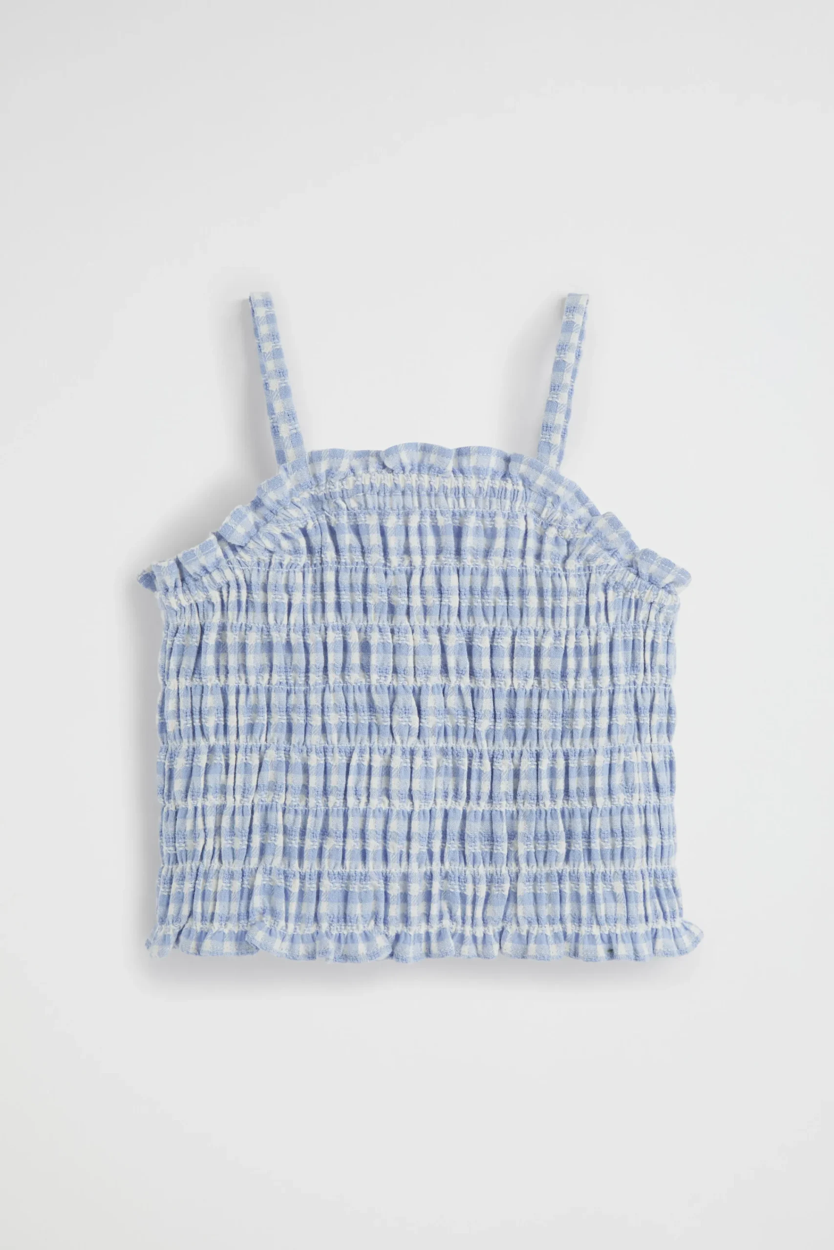 Girl Seed Heritage T-Shirts & Tops-Gingham Top