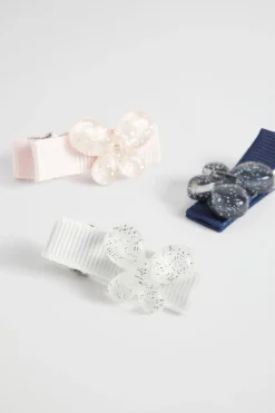 Girl Seed Heritage Hair Accessories-Glitter Butterfly Duck Clip Pack