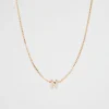 Woman Seed Heritage Jewellery-Gold Iitial Ecklace