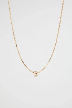 Woman Seed Heritage Jewellery-Gol Initial Necklace