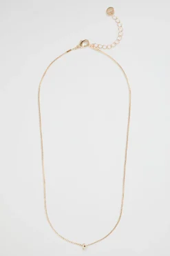 Woman Seed Heritage Jewellery-Gold Initial Necklace