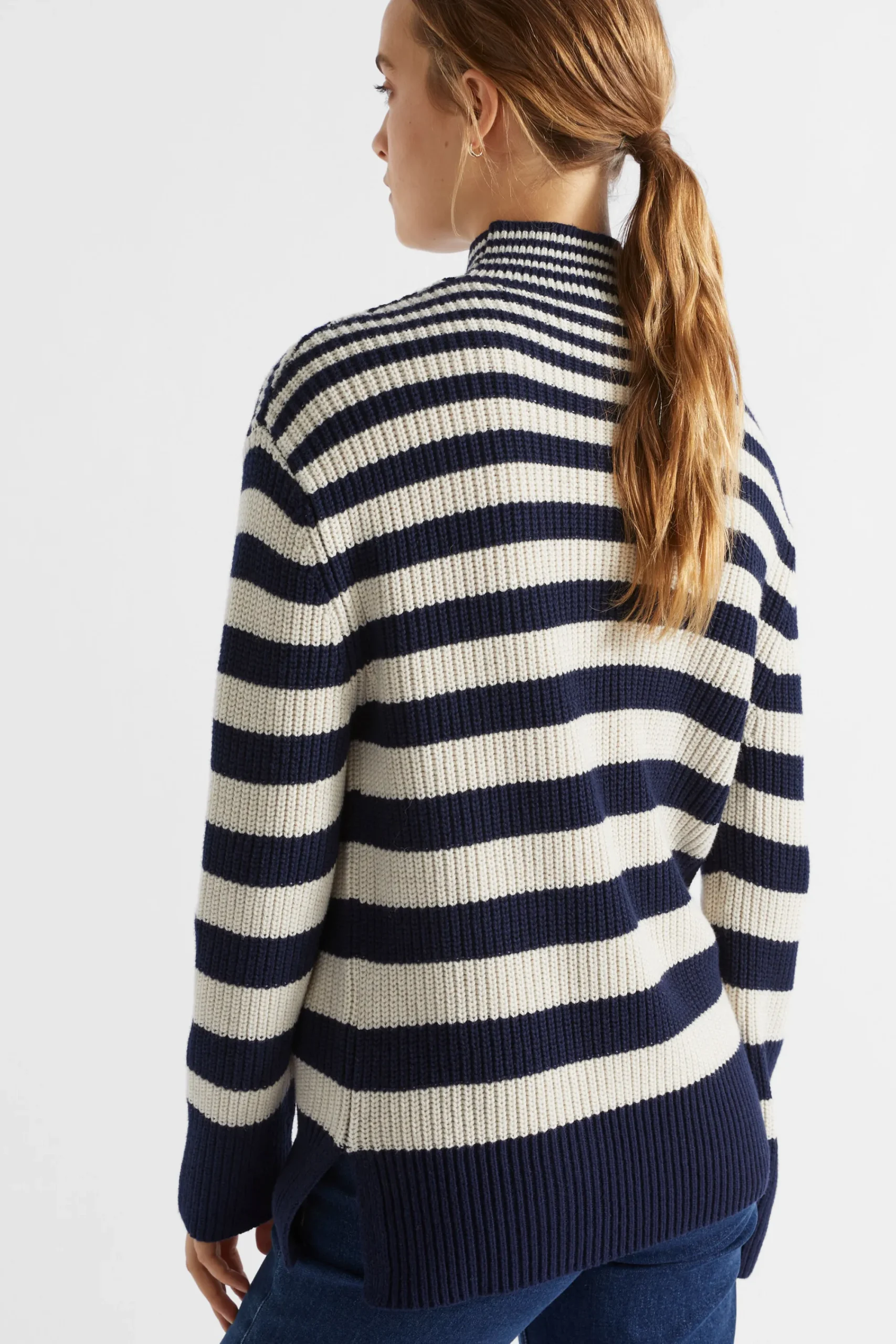 Woman Seed Heritage Knitwear & Sweaters-Gradient Stripe Knit