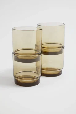 Seed Heritage Kitchen & Dining-Haim Glasses Set Of 4
