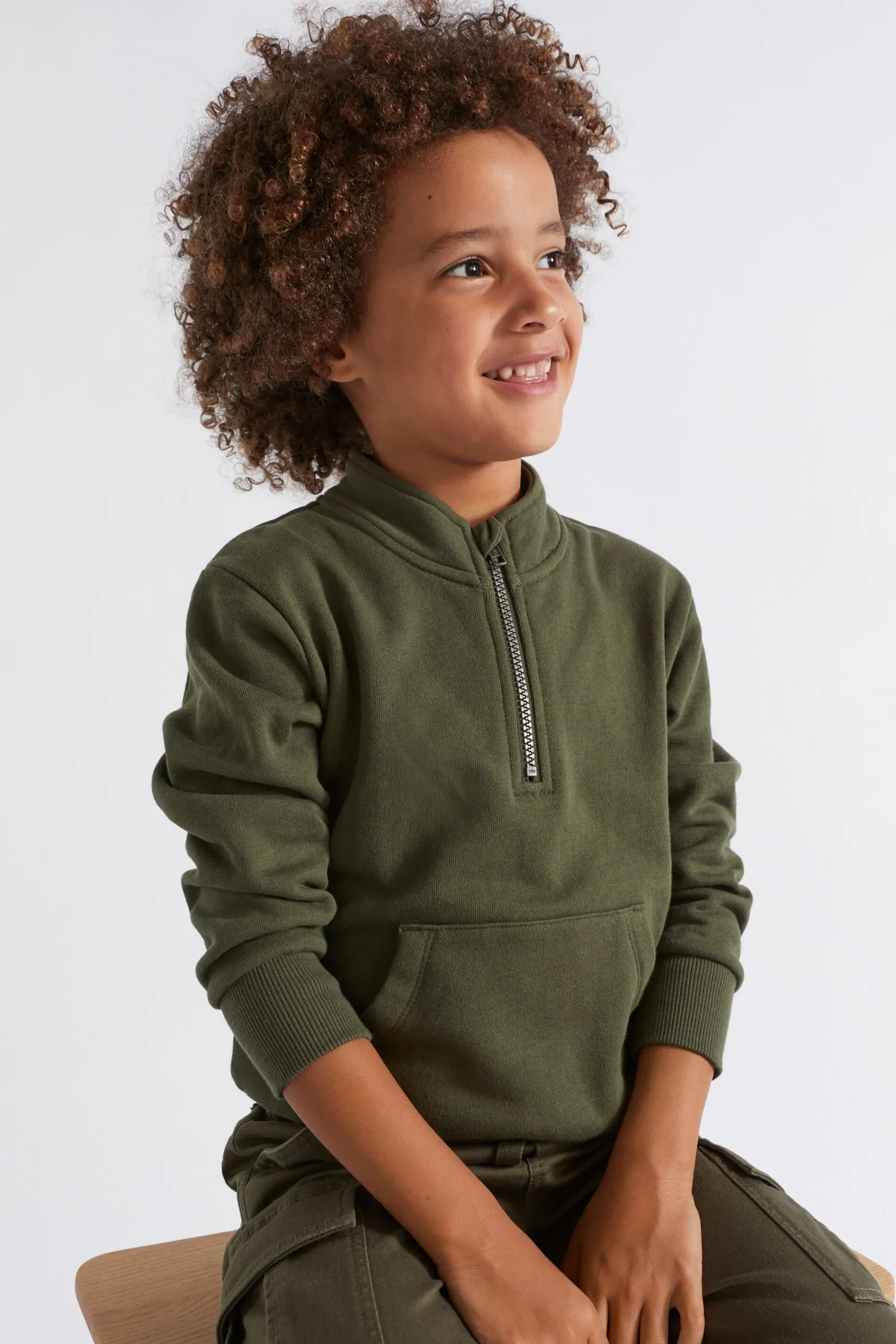 Boy Seed Heritage Knitwear & Sweaters-Half Zip Sweat
