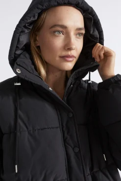 Woman Seed Heritage Jackets & Vests-Hooded Puffer Jacket