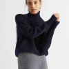 Woman Seed Heritage Skirts-Houndstooth A Line Mini Skirt