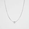 Woman Seed Heritage Jewellery-Ilver Initial Necklace