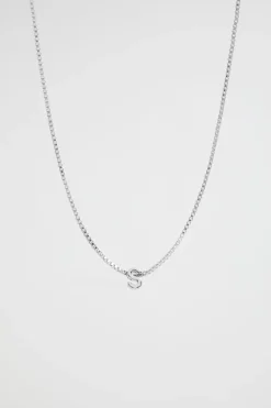 Woman Seed Heritage Jewellery-Ilver Initial Necklace