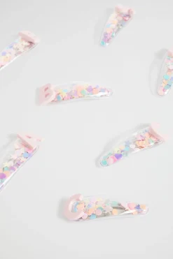 Girl Seed Heritage Hair Accessories-Initial Shaker Snaps