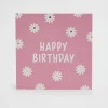 Newborn Seed Heritage Stationery-Large Happy Birthday Flower Card