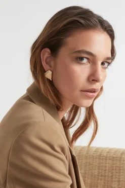 Woman Seed Heritage Jewellery-Large Link Stud