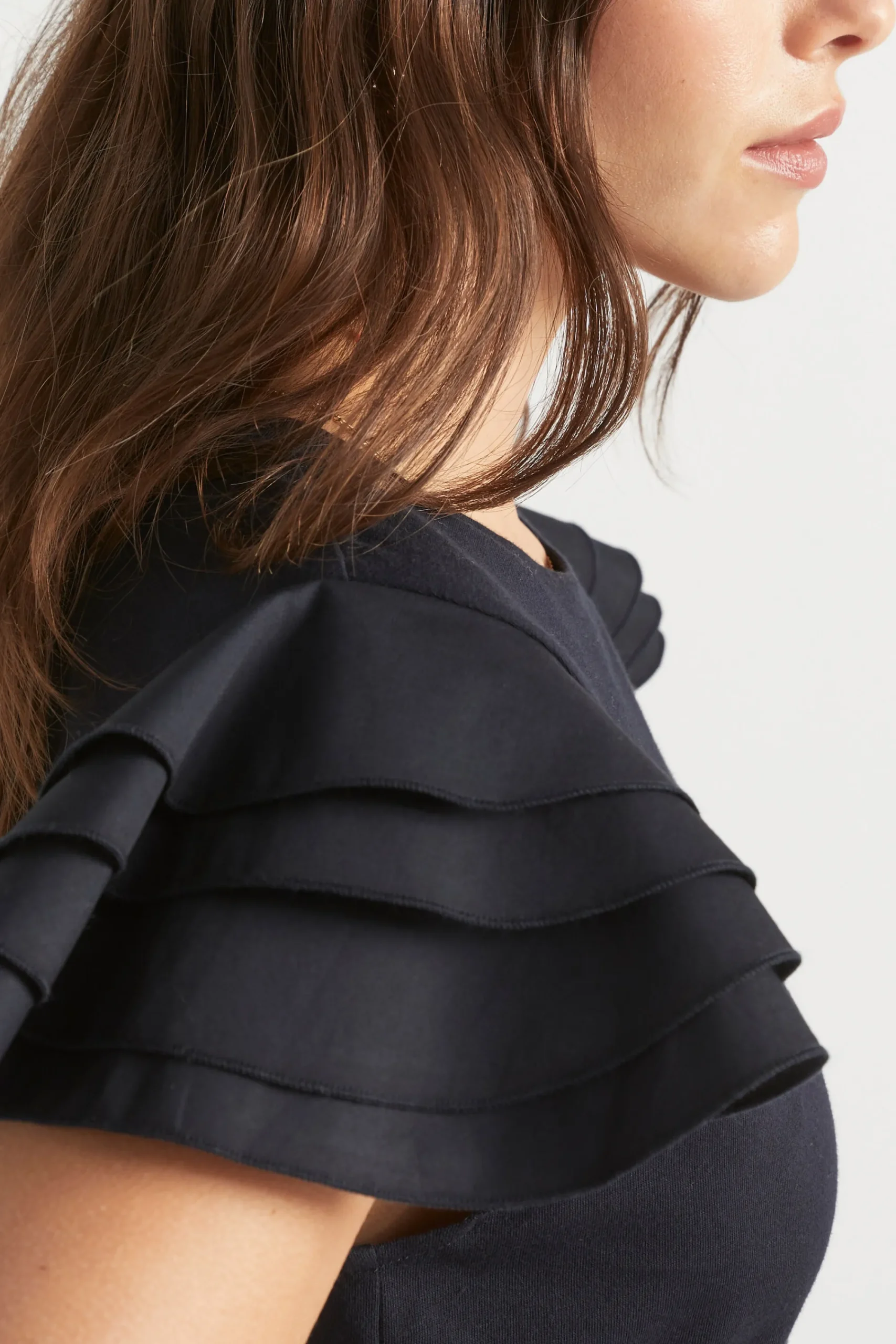 Woman Seed Heritage T-Shirts & Tops-Layered Flutter Sleeve Tee