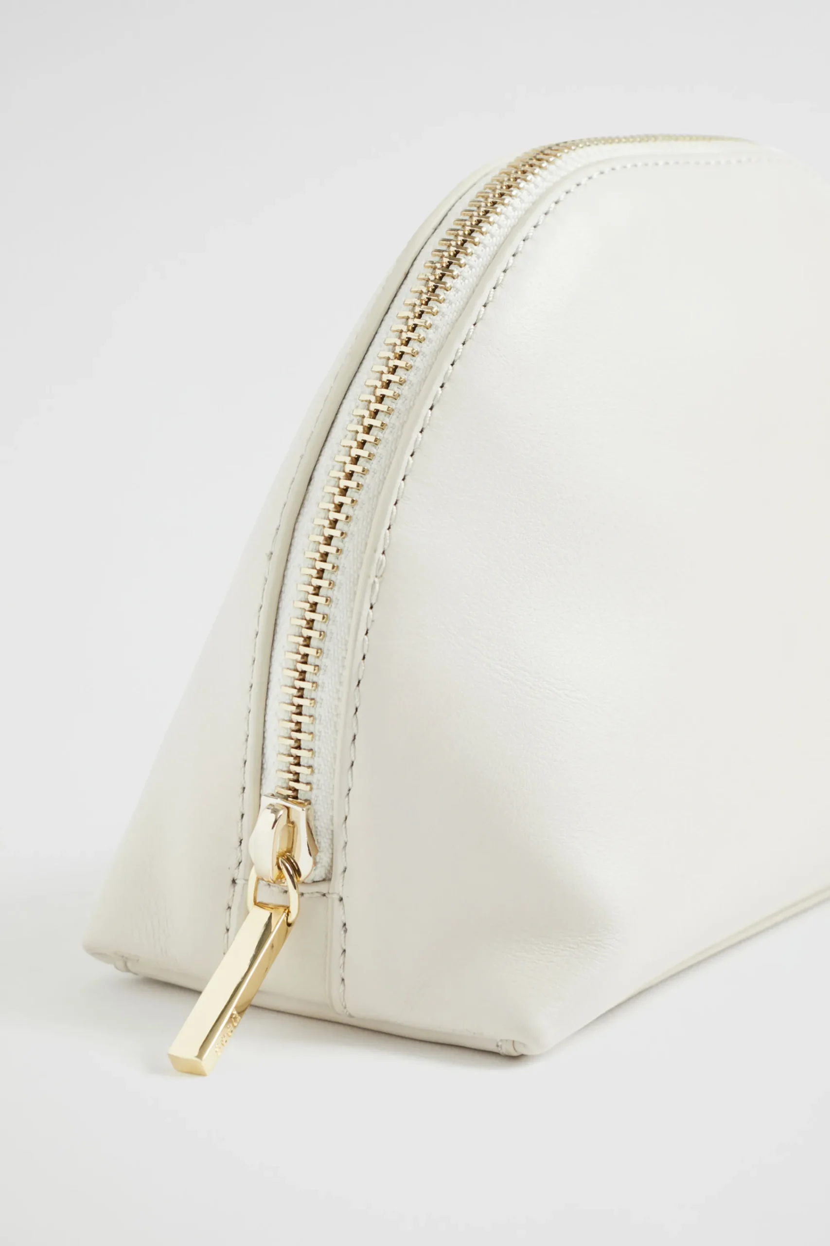 Woman Seed Heritage Clutches & Pouches-Leather Crescent Pouch